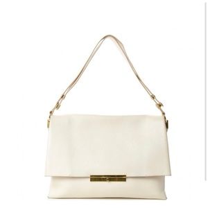 Celine Calfksin White Blade Bag